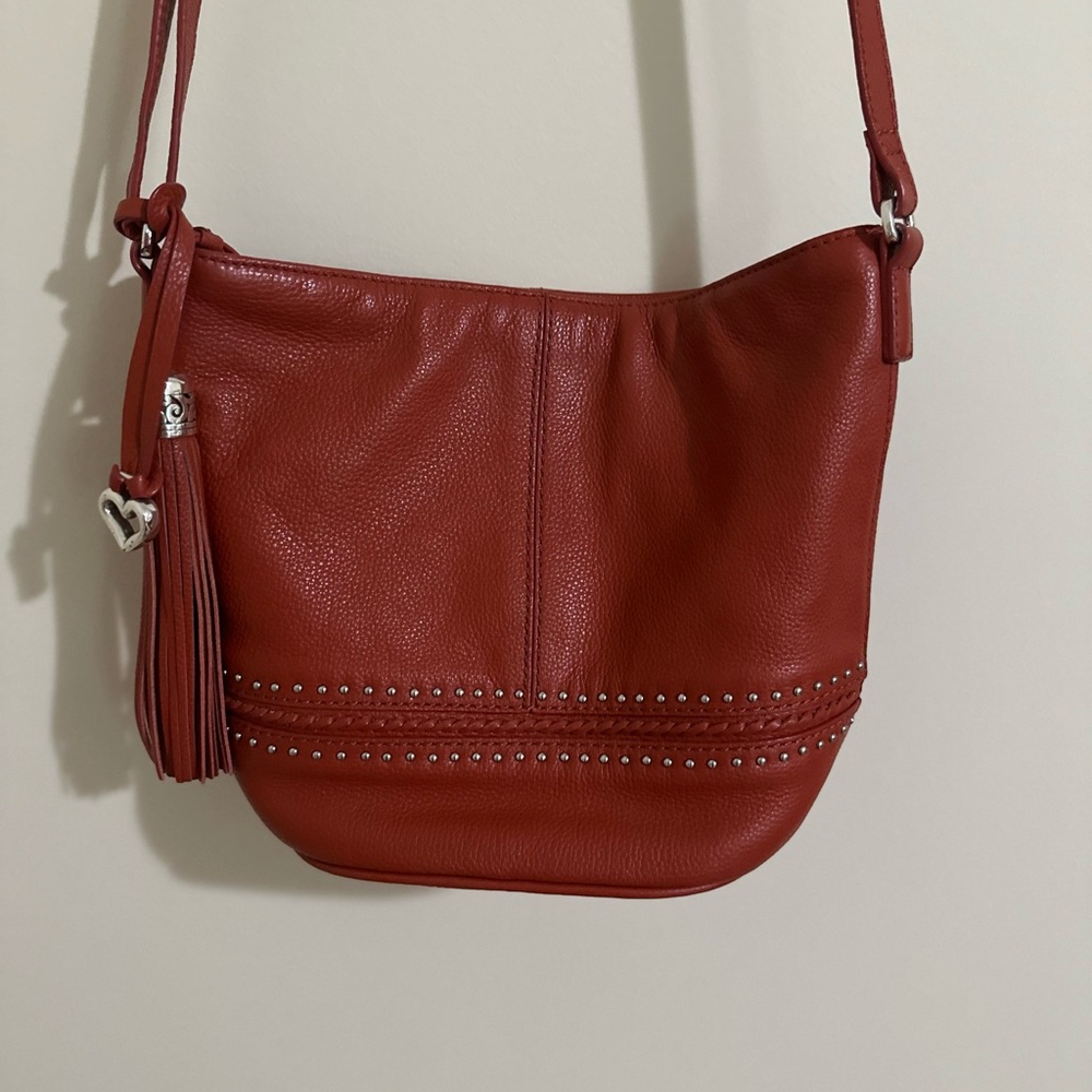 Great Fall bag!! 🍂🍁Brighton Leather Shoulder Bag - Orange